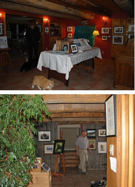 A view of the studio / gallery